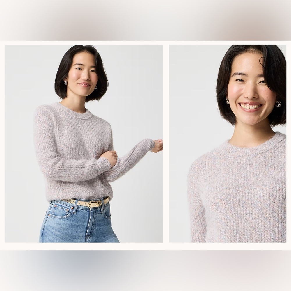 J. Crew Women's Crew Neck wool Sweater - Picture 3 of 6